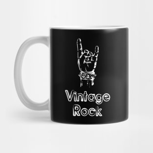 vintage rock and roll band Mug